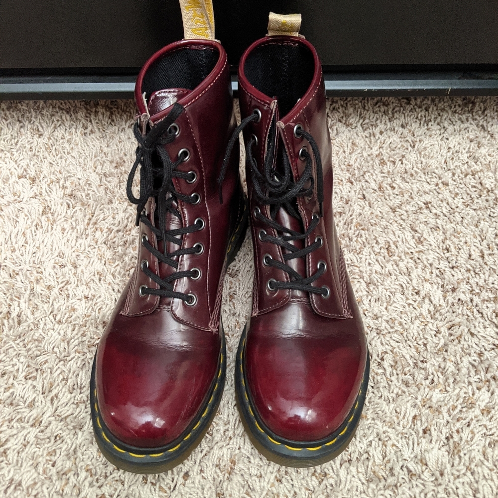 Dark Red Dr. Martens